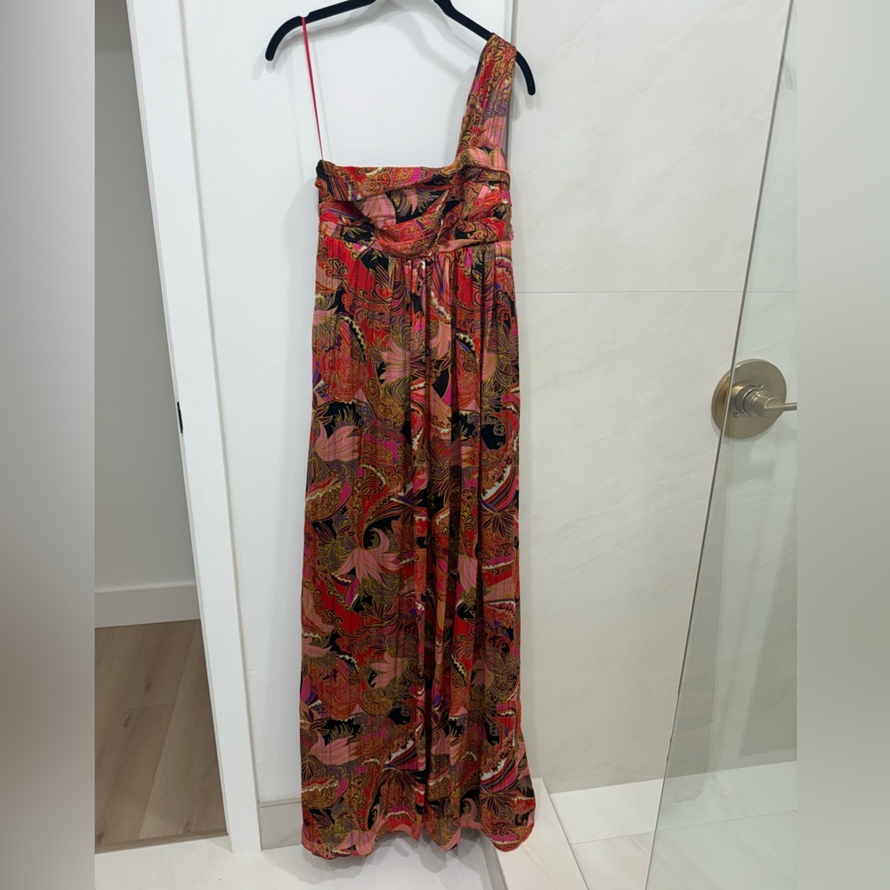 Mango SILK long dress